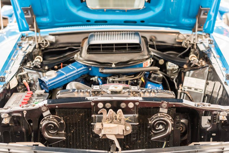 Motor V8 Ford Mustang