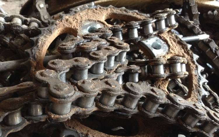 Cadena Sin Lubricar