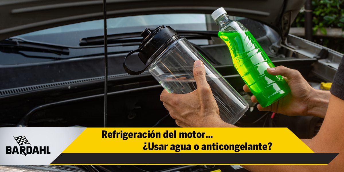Refrigeración del Motor... ¿Usar agua o anticongelante?