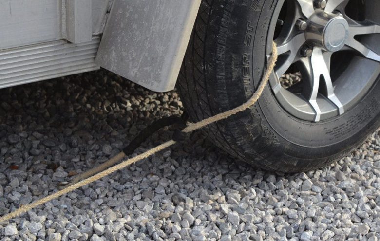 Usa una cuerda en las llantas