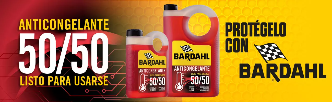 Anticongelante 50/50 Listo para Usarse Bardahl